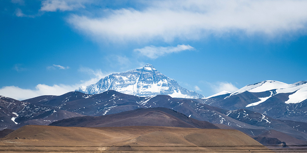 チベット チョモランマ峰(エベレスト)