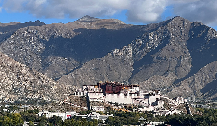 チベットラサ 南山公園