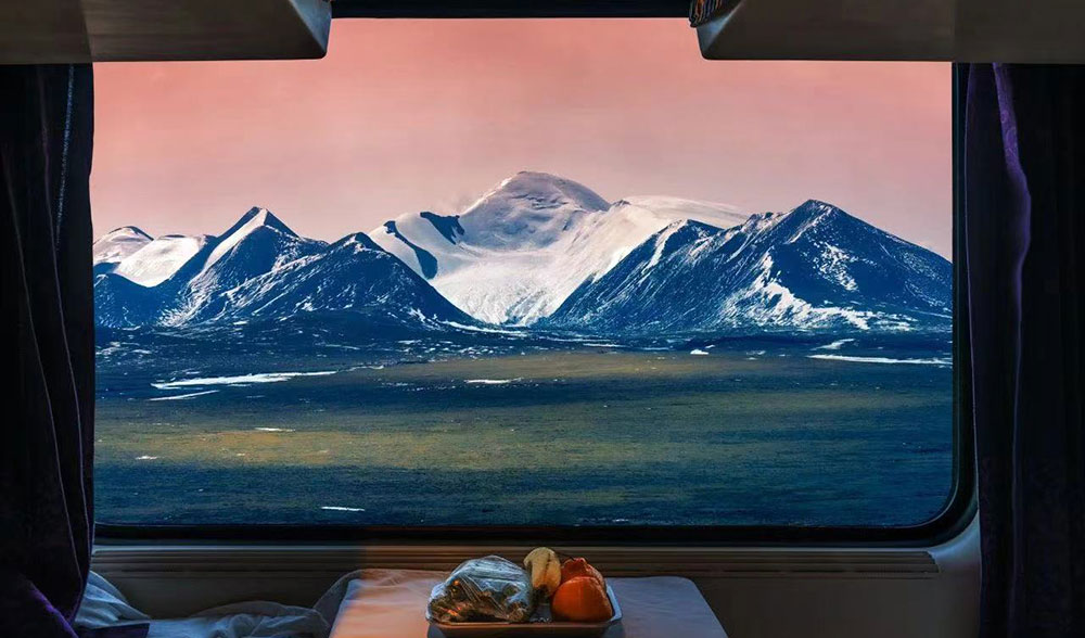 青海チベット鉄道(青蔵鉄道) 景色