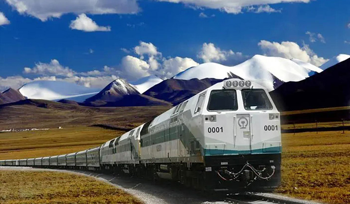 青海チベット鉄道(青蔵鉄道) 景色